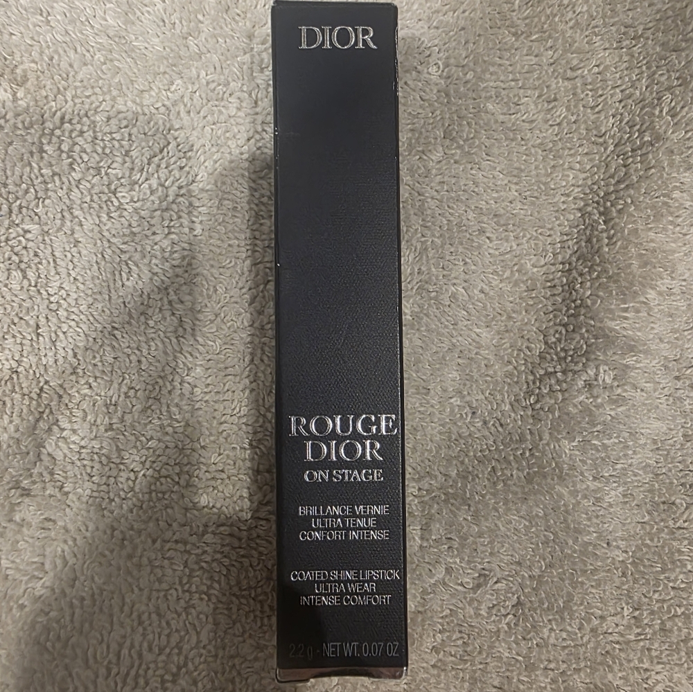 ROUGE DIOR ONSTAGE Lipstick In Fearless Brown Shine-NIB